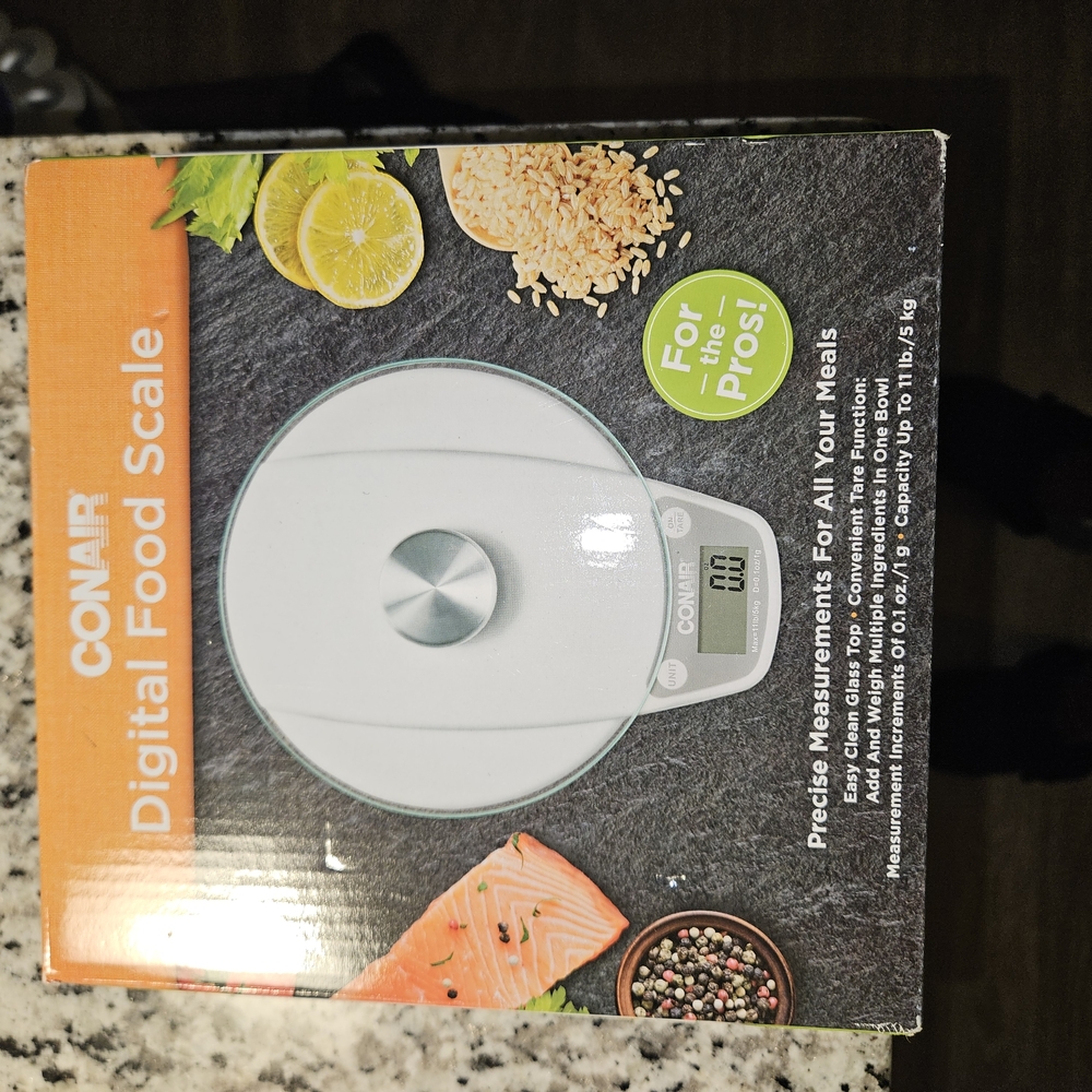 Conair Digital Food Scale - Silver